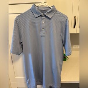 Straight Down Performance Mens Golf Polo in Medium (White Eagle Golf Club logo)